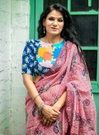 VK 4237 Soft Linen Printed Designer Sarees Wholesale Shop In Surat